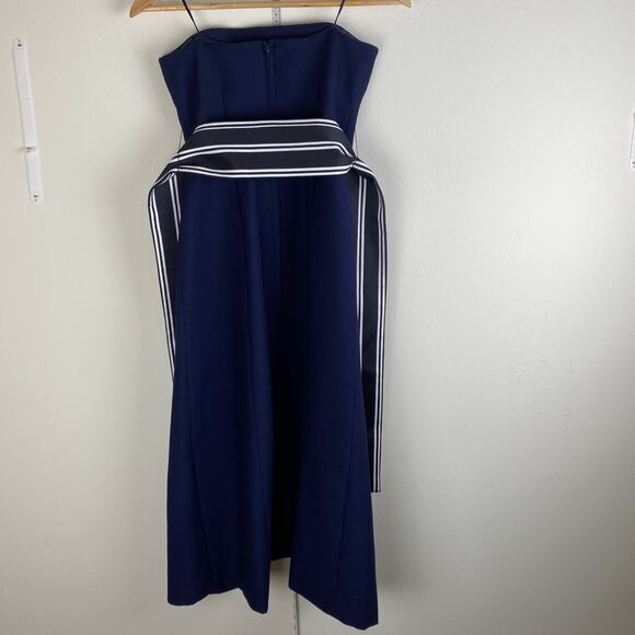 C/MEO Collective Navy Strapless Midi Dress - Picture 8 of 14